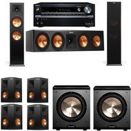 Klipsch RP-280F Tower Speakers-PL-200-7.2-Onkyo TX-NR838