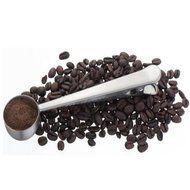 1 pcs Multifunction Stainless Steel Coffee Scoop With Clip Coffee Tea Measuring Scoop 1Cup Ground Coffee Measuring... N5