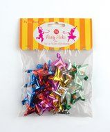 Party Partners Design Pinwheel Short Decorative Food Picks, Multicolored, 24 Count N6