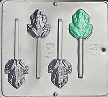 Frog Lollipop Chocolate Candy Mold 3369 N2