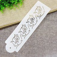 Sher Scroll Flourish Cake Stencil , Cake Side Stencil, Stencil for Cake Decorating, Wall Decorating Stencil, N2