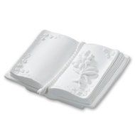 Decopac Gum Paste Bible (3 Count), White