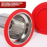 Infused Tea Basket | Food Grade Nontoxic Stainless Steel Loose-Leaf Tea Infuser Steeper Filter Strainer with Fine... N7