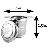BoldDrop Stainless Steel Fine Filtering Loose Leaf Tea Infuser Basket for Cups and Mugs N4