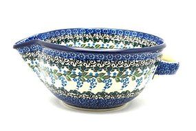Polish Pottery Batter Bowl - Wisteria