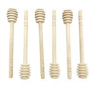 MAYMII 5.5 Inch Wood Honey Dipper Stick Server for Honey Jar Dispense Drizzle Honey New -Pack of 6 N3