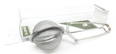 100% Food Grade Stainless Steel Easy to Use Round Ball Tea Leaves Infuser Filter Strainer Spring Handle Dishwasher... N2