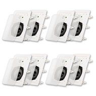 Acoustic Audio CS-IW520-4PR 200 Watt 5.25" 2-Way Home Theater In-Wall/Ceiling Speakers (4-Pair)