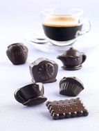 Silikomart Silicone Easy Chocolate Mold, Assorted, Robots N12