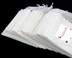 Y&amp;Y Star 100pcs Disposable Tea Filter Bags Disposable String Drawstring for Loose Tea, 2.16x2.8inch (100pcs 2.16x2.8inch) N3