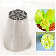 TANGCHU Small Size Icing Piping Nozzles Pastry Tips Cake Sugarcraft Decorating Tool Set Of 6 Pieces N3