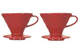 2 x Hario VDC-02R V60 02 Ceramic Coffee Dripper N2