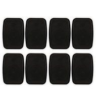 Theater Solutions TS4ODB Indoor or Outdoor Speakers Weatherproof Mountable Black 4 Pair Pack