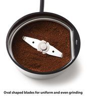 KRUPS F203 Electric Spice and Coffee Grinder with Stainless Steel Blades, 3-Ounce, Black N6