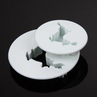 Whitelotous Christmas Theme Cookie Cutters - Plastic Fondant Cake Sugarcraft Cutter Decorating Baking Mold Plunger... N12