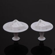 Whitelotous Christmas Theme Cookie Cutters - Plastic Fondant Cake Sugarcraft Cutter Decorating Baking Mold Plunger... N16