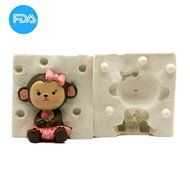 Children&#039;s ability to exercise, plasticine shape Office School Educational DIY Craft Silicone Fondant Mold Silicone... N85