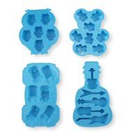 Candy Making Molds, 8 PCS YYP [Night Owl, Car, Bear, Guitar, Rabbit, Hand, Butterfly, Pineapple Shape Mold] Silicone... N6