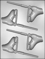 CK Products 3" Ice Skate Sucker Choc Mold