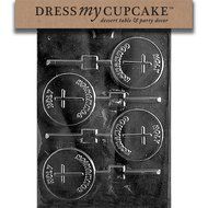 Dress My Cupcake Chocolate Candy Mold, Holy Communion Lollipop