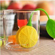 MAXGOODS Fine Teapot Teacup Tea Strainer Filter Infuser Bag Lemon Silicone N3