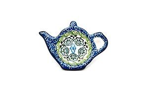 Polish Pottery Tea Bag Holder - Tranquility
