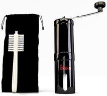 Black Stainless Steel Manual Coffee Grinder with Adjustable Ceramic Conical Burr for Consistent Fine Grind. Hand... N6