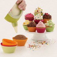 Yafeco Silicone Baking Cups For Cake Muffin Molds,Cupcake Liners (16-Pack) N3