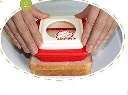 Drhob Pocket sandwich mould diy bentos balls toast baby cake bread machine cooking tools kitchen supplies sushi... N4