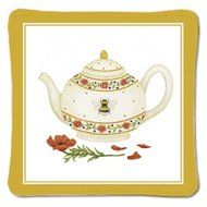 Alice's Cottage Single Spiced Mug Mat - Bee Teapot