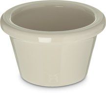 Carlisle 4312142 SAN Smooth Ramekin, 1.5-oz. Capacity, 1.43 x 2.49", Bone (Case of 48) N4