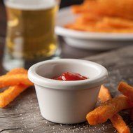 Carlisle 4312142 SAN Smooth Ramekin, 1.5-oz. Capacity, 1.43 x 2.49", Bone (Case of 48) N6