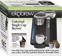 Ekobrew Refillable K-cup for Keurig 2.0 and 1.0 Brewers