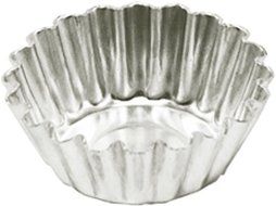 Fat Daddio's Mini Tartlette Pan with Solid Bottom, 1-1/2-Inch Diameter by 3/4-Inch Deep