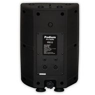 Podium Pro Studio ABS Speaker 8" Two Way Pro Audio Monitor and Stand DJ Set for PA Home or Karaoke PP8101SET1 N6