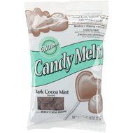 Wilton Candy Wafer Melts, Dark Cocoa Mint