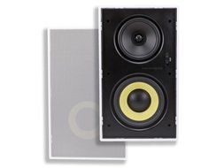6-1/2 Inches Dual Woofer- Micro Flange In-Wall Speaker (Pair) [Electronics]