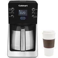 Cuisinart Perfec Temp 12 Cup Coffee Maker - DCC-2900 w/ Copco Eco-First Acadia 16oz. Reusable To Go Mug, Brown N2