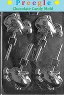 PLP-N020 Whale Lolly Nautical Chocolate Candy Mold