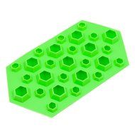 KeeSilic Silicone Ice Tray Diamond Green N3