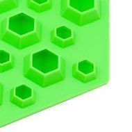 KeeSilic Silicone Ice Tray Diamond Green N4