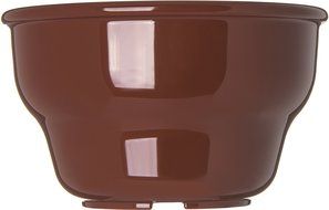 Carlisle 455328 Melamine Deep Salsa Bowl, 8-oz. Capacity, 2.37" Height x 4.12" Lip Diameter , Lennox Brown (Case... N2