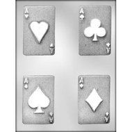 Aces Playing Cards Mold ~ Great to use for Chocolate, Soaps and more!