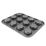 Generic 12 Cups Nonstick Mini Muffin Mold Stainless Steel Pan N3