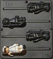 Field Hockey Player Lollipop Chocolate Candy Mold 297