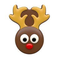 SpinningLeaf Reindeer Sandwich Cookie Mold N2