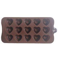 Karen Baking 1 PCS Double Heart Shape Silicone Chocolate Mold Baking Tools Sugar Craft Tools Silicone Tool Baking... N3