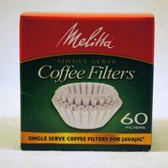 Melitta 63229 Single Serve Coffee Filters For Javajig&trade; 60 Count N5