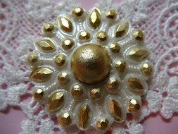 Diamonds Brooch, brooches Silicone Mold By Oh! Sweet Art FDA Approved for Food N4