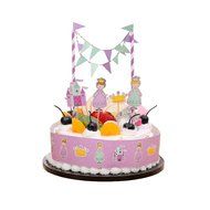 Princess Cake Toppers Flags Banner Birthday Cake Flags Decoration &hellip;